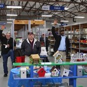 How many in attendance volunteered in the past month to help make the move from our former location at 123 E. Wayne St?  Two oif the many persons in the audience raise their hands.
